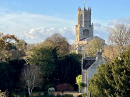 Fotheringhay from Castle Mound